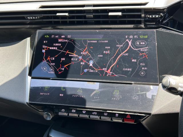 ３０８ ＳＷ　ＧＴ　ブルーＨＤｉ　１．５Ｌディーゼルターボ　純正ナビ　ＡｐｐｌｅＣａｒＰｌａｙ／ＡｎｄｒｏｉｄＡｕｔｏ　パノラミックサンルーフ　アルカンタラ／テップレザーシート　運転席メモリー機能付きパワーシート　認定中古車保証１年付（4枚目）