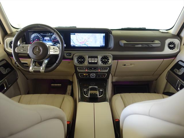 Gクラス G63 AMGレザーエクスクルーシブパッケージ Bluetooth接続 ETC LEDヘッドライト TV アイドリングストップ クルーズコントロール コネクテッド機能 サイドカメラ サンルーフ・ガラスルーフ(13枚目)