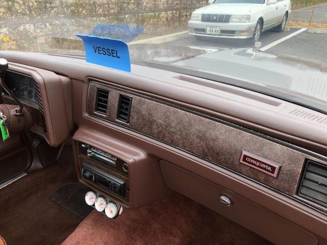 シボレーエルカミーノ 国内新規　自社輸入　コンクエスタ　フルオリジナル　国内新規　自社輸入　　コンクエスタ　フルノーマル　フルオリジナル　コンクエスタ専用フルモールディング欠品無し　ＮＥＷシート　ＮＥＷヘッドライナー　純正ワイヤータイプホイール（24枚目）