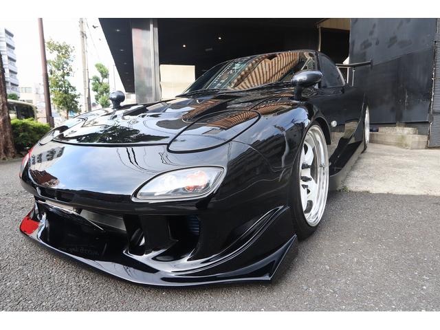 ＲＸ－７ 雨宮ワイド・ブーストアップ・トラストＶマウント・パワーＦＣ　ＲＥ雨宮フルエアロ　オーリンズ車高調　８９，０００ｋｍ時にリビルトエンジンに載せ替え　トラストＶマウント　パワーＦＣ　３８９ｐｓ、４５．９ｋｇｍ　ＲＥ雨宮製ドライカーボンリアゲート＆ＧＴウィング（10枚目）