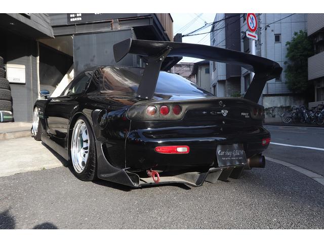 ＲＸ－７ 雨宮ワイド・ブーストアップ・トラストＶマウント・パワーＦＣ　ＲＥ雨宮フルエアロ　オーリンズ車高調　８９，０００ｋｍ時にリビルトエンジンに載せ替え　トラストＶマウント　パワーＦＣ　３８９ｐｓ、４５．９ｋｇｍ　ＲＥ雨宮製ドライカーボンリアゲート＆ＧＴウィング（26枚目）