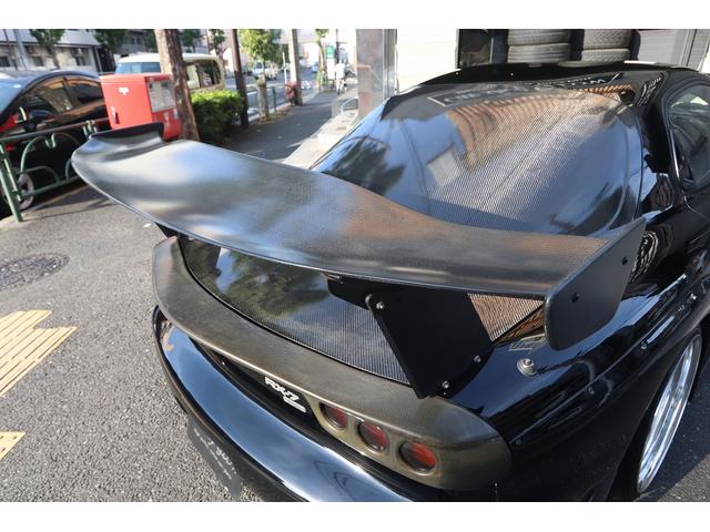 ＲＸ－７ 雨宮ワイド・ブーストアップ・トラストＶマウント・パワーＦＣ　ＲＥ雨宮フルエアロ　オーリンズ車高調　８９，０００ｋｍ時にリビルトエンジンに載せ替え　トラストＶマウント　パワーＦＣ　３８９ｐｓ、４５．９ｋｇｍ　ＲＥ雨宮製ドライカーボンリアゲート＆ＧＴウィング（30枚目）