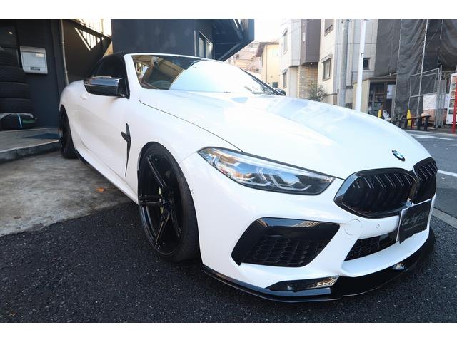 M8 M8カブリオレ コンペティション 現車合わせDMEチューニング パワー750ps、トルク105k 特注ロベルタリフターシステム アクラポビッチ可変チタンマフラー ACシュニッツァーエアロ 特注ワンオフブレンボブレーキシステム(15枚目)