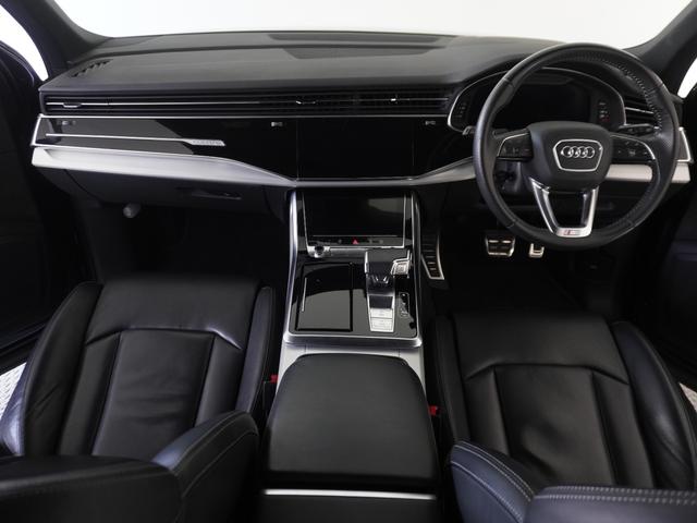 Q7 45TFSIクワトロ 認定中古車 Sラインリミテッド ACC 衝突軽減装置 ETC レーンキープアシスト パーキングアシスト 過給器設定モデル メモリーナビ CD シートヒーター 電動シート アルミホイール(6枚目)