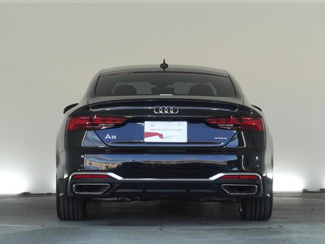 Ａ５スポーツバック ４５ＴＦＳＩクワトロ　Ｓライン　認定中古車　ＴＶチューナー　サラウンドビューカメラパークアシスト　スマートフォンインターフェイス　ＡＣＣ　ＥＴＣ　衝突軽減装置　４ＷＤ　メモリーナビ　レーンキープアシスト　障害物センサー　電動シート（6枚目）