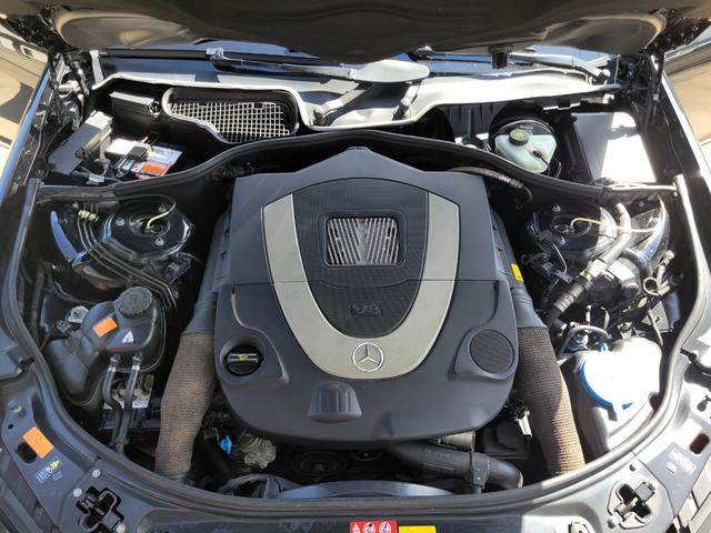 Ｓクラス Ｓ５５０ロング　後期ロリンザー仕様　社外マフラー　２０ＡＷ　ローダウン　黒革　サンルーフ　ＨＤＤナビ　Ｂカメラ　パワーシート　シートヒーター　シートメモリー　ウッドコンビハンドル　ハーマンカードン　正規ディーラー車（30枚目）