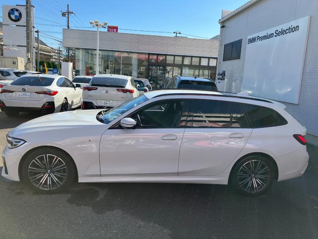 3シリーズ 320d xDriveツーリング Mスポーツ 認定中古車 ワンオーナー 社外地デジチューナー パーキングアシストプラス 前後ドラレコ ハーフレザー シートヒーター 電動Rゲート 純ナビ アクティブクルコン LEDヘッドライト ETC(8枚目)