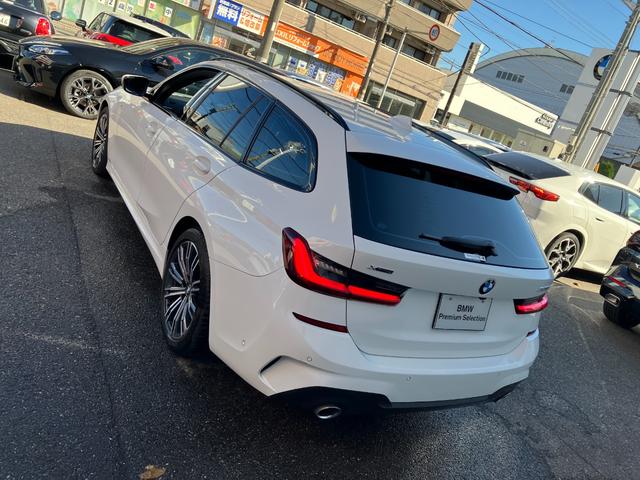 3シリーズ 320d xDriveツーリング Mスポーツ 認定中古車 ワンオーナー 社外地デジチューナー パーキングアシストプラス 前後ドラレコ ハーフレザー シートヒーター 電動Rゲート 純ナビ アクティブクルコン LEDヘッドライト ETC(9枚目)