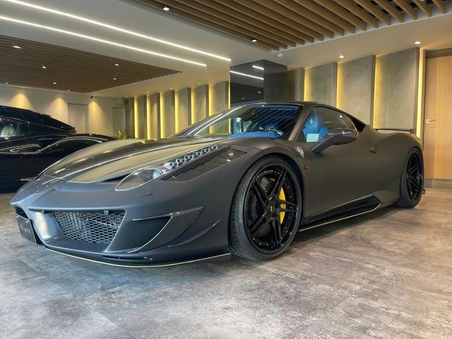 ベースグレード　ＭＡＮＳＯＲＹ　Ｃｕｓｔｏｍ　イノテック可変マフラー　スペチアーレシフトゲート　ノビテックサスペンション　ヘッドレスト跳馬刺繍　ＡＤＶ１　２１／２２インチ　カーボンドアミラー　内装フルカーボン(6枚目)