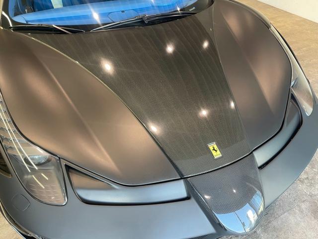 ４５８イタリア ベースグレード　ＭＡＮＳＯＲＹ　Ｃｕｓｔｏｍ　イノテック可変マフラー　スペチアーレシフトゲート　ノビテックサスペンション　ヘッドレスト跳馬刺繍　ＡＤＶ１　２１／２２インチ　カーボンドアミラー　内装フルカーボン（17枚目）