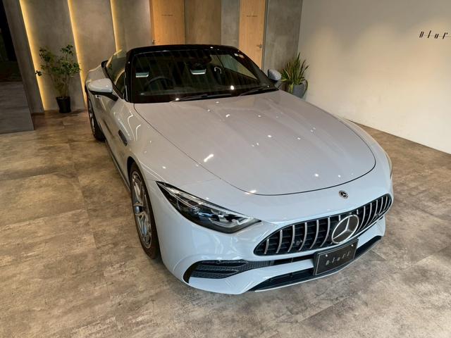 SL SL43 ヘッドアップディスプレイ アルペングレー 新車保障継承付 イエローキャリパー ナッパ革シート シートヒーター ベンチレーション ワイヤレス充電 全周囲カメラ パワーバックドア 黒幌 LEDヘッドライト(2枚目)