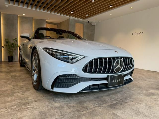 SL SL43 ヘッドアップディスプレイ アルペングレー 新車保障継承付 イエローキャリパー ナッパ革シート シートヒーター ベンチレーション ワイヤレス充電 全周囲カメラ パワーバックドア 黒幌 LEDヘッドライト(3枚目)