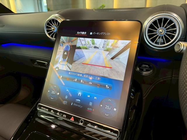 SL SL43 ヘッドアップディスプレイ アルペングレー 新車保障継承付 イエローキャリパー ナッパ革シート シートヒーター ベンチレーション ワイヤレス充電 全周囲カメラ パワーバックドア 黒幌 LEDヘッドライト(27枚目)