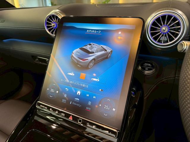 SL SL43 ヘッドアップディスプレイ アルペングレー 新車保障継承付 イエローキャリパー ナッパ革シート シートヒーター ベンチレーション ワイヤレス充電 全周囲カメラ パワーバックドア 黒幌 LEDヘッドライト(29枚目)