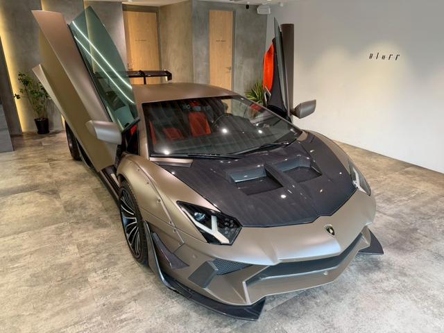 アヴェンタドール ＬＰ７００－４　ＬＢ　ＷＯＲＫＳ　Ｌｉｍｉｔｅｄ　Ｅｄｉｔｉｏｎ　カプリストエキゾースト可変バルブ付　ＦＯＲＧＩＡＴＯ　２０／２１ｉｎｃ　ガラスエンジンフード　フロントリフティング　バックカメラ　レーダー探知機（2枚目）