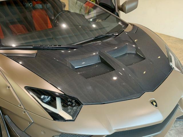 アヴェンタドール ＬＰ７００－４　ＬＢ　ＷＯＲＫＳ　Ｌｉｍｉｔｅｄ　Ｅｄｉｔｉｏｎ　カプリストエキゾースト可変バルブ付　ＦＯＲＧＩＡＴＯ　２０／２１ｉｎｃ　ガラスエンジンフード　フロントリフティング　バックカメラ　レーダー探知機（12枚目）