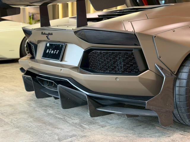 アヴェンタドール ＬＰ７００－４　ＬＢ　ＷＯＲＫＳ　Ｌｉｍｉｔｅｄ　Ｅｄｉｔｉｏｎ　カプリストエキゾースト可変バルブ付　ＦＯＲＧＩＡＴＯ　２０／２１ｉｎｃ　ガラスエンジンフード　フロントリフティング　バックカメラ　レーダー探知機（14枚目）