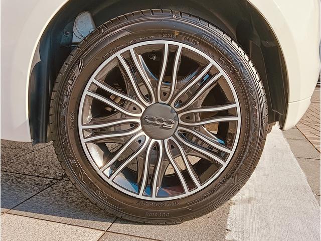 ５００Ｃ １．２　ポップ　電動オープントップ　ベージュ幌　７インチＵコネクト　ＥＴＣ車載器　サイドモール（46枚目）
