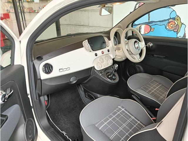 ５００ ツインエア　ポップ　７インチＵコネクト　分割可倒リアシート　運転席シートリフター　ＵＶカットガラス　ＥＴＣ車載器（9枚目）