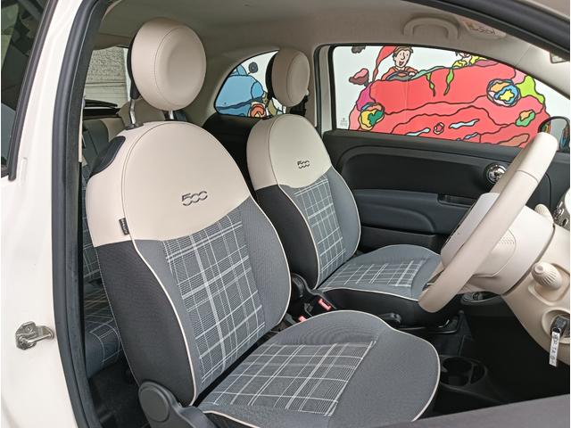 ５００ ツインエア　ポップ　７インチＵコネクト　分割可倒リアシート　運転席シートリフター　ＵＶカットガラス　ＥＴＣ車載器（10枚目）