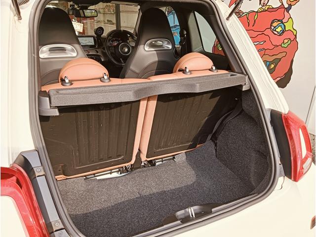 アバルト595 ツーリズモ ブラウンレザーシート 純正ナビゲーション バックカメラ パドルシフト キセノンヘッドライト(13枚目)