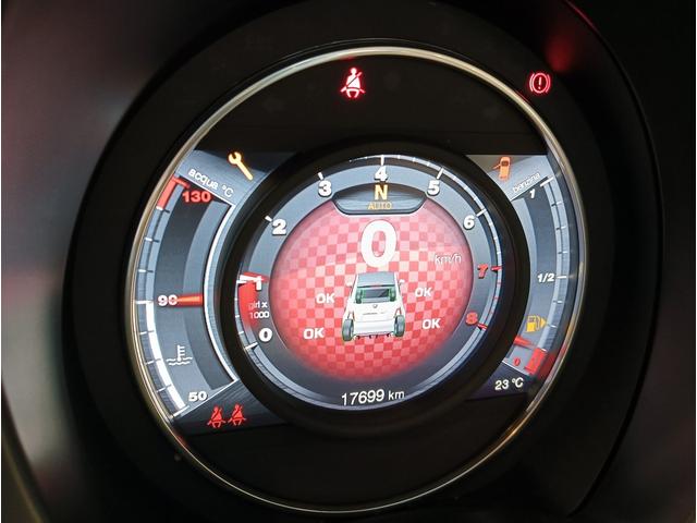 アバルト595C ツーリズモ 電動オープントップ ブラウンレザーシート 純正ナビゲーション バックカメラ(18枚目)