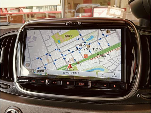 アバルト595C ツーリズモ 電動オープントップ ブラウンレザーシート 純正ナビゲーション バックカメラ(20枚目)