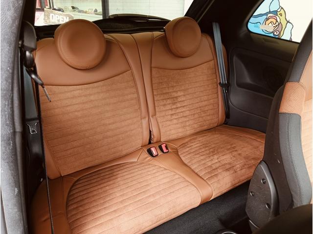 アバルト595 コンペティツィオーネ メイクユアスコーピオン 専用色グリジオピスタ イエローキャリパー ブラウンインテイリア(12枚目)