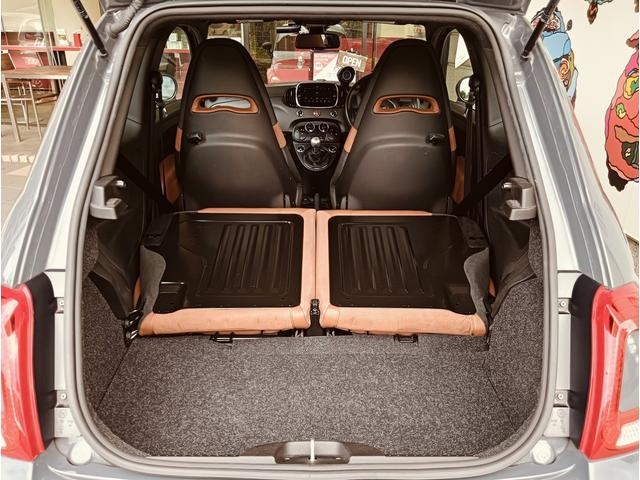 アバルト595 コンペティツィオーネ メイクユアスコーピオン 専用色グリジオピスタ イエローキャリパー ブラウンインテイリア(14枚目)