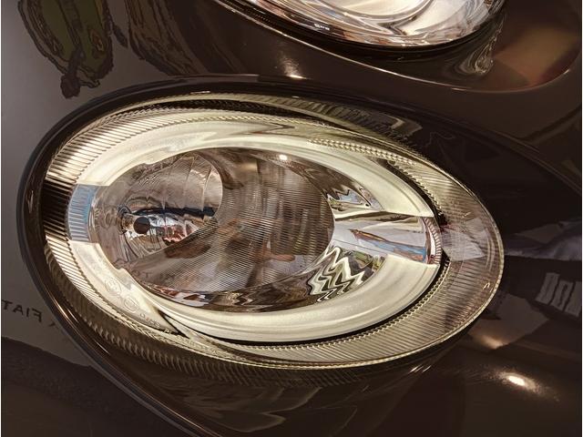 アバルト595 コンペティツィオーネ メイクユアスコーピオン 専用色グリジオピスタ イエローキャリパー ブラウンインテイリア(31枚目)