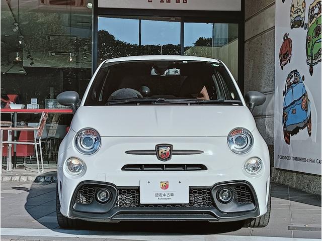 アバルト595 コンペティツィオーネ レコードモンツァマフラー ブラウン内装 スパルコ製バケットシート ブレンボ製キャリパー 純正ETC車載器 ドライブレコーダー(2枚目)