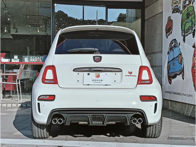 アバルト595 コンペティツィオーネ レコードモンツァマフラー ブラウン内装 スパルコ製バケットシート ブレンボ製キャリパー 純正ETC車載器 ドライブレコーダー(8枚目)