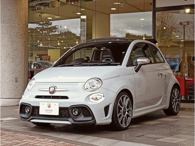 アバルト595C ツーリズモ 電動オープントップ ブラックレザーシート 純正17アルミ パドルシフト キセノンヘッドライト(3枚目)