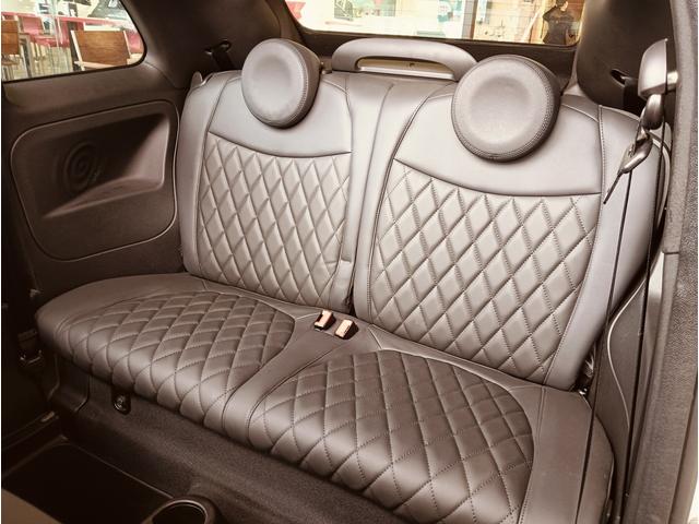 アバルト595C ツーリズモ 電動オープントップ ブラックレザーシート 純正17アルミ パドルシフト キセノンヘッドライト(13枚目)