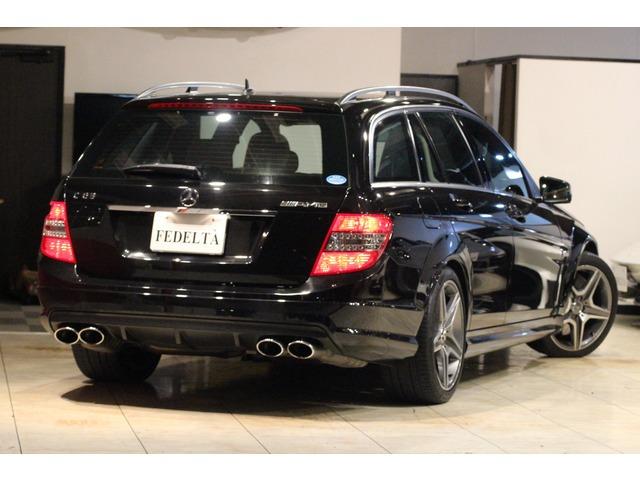 Ｃクラスステーションワゴン Ｃ６３　ＡＭＧ　ステーションワゴン　ディ－ラ－車　屋内保管車　ベ－ジュ革シ－ト　６．２Ｌ　Ｖ８エンジン　純正カ－ボンドアミラ－　禁煙車　ルーフレール　ＨＤＤナビ　フルセグＴＶ　バックカメラ　衝突軽減ブレーキ　クリアランスソナー（10枚目）