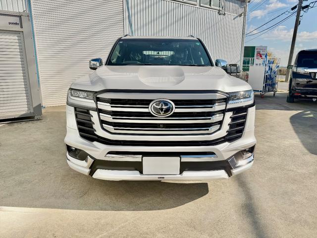 ランドクルーザー ZX モデリスタエアロ ヒッチメンバー ルーフレール 空気圧警報システム JBLサウンドSDナビシステム バックモニター リアモニタークールボックス 前後ドラレコ 大型サイドバイザー(2枚目)