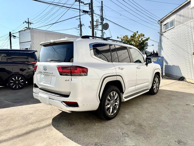 ランドクルーザー ZX モデリスタエアロ ヒッチメンバー ルーフレール 空気圧警報システム JBLサウンドSDナビシステム バックモニター リアモニタークールボックス 前後ドラレコ 大型サイドバイザー(8枚目)