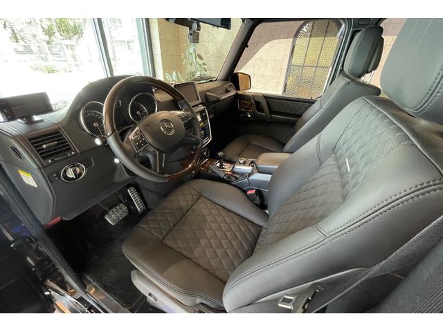 Ｇクラス Ｇ５５０　Ｇ６３仕様（グリル・Ｆバンパー・ＡＷ）ＡＭＧダイヤモンドステッチレザーシート　スライディングルーフ　シートヒーター　ディストロニックプラス　バックカメラ　Ｇ６３エンブレム　前後ドラレコ（28枚目）