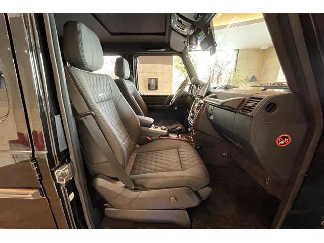 Ｇクラス Ｇ５５０　Ｇ６３仕様（グリル・Ｆバンパー・ＡＷ）ＡＭＧダイヤモンドステッチレザーシート　スライディングルーフ　シートヒーター　ディストロニックプラス　バックカメラ　Ｇ６３エンブレム　前後ドラレコ（30枚目）