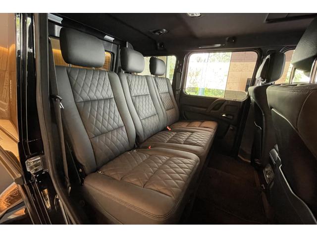 Ｇクラス Ｇ５５０　Ｇ６３仕様（グリル・Ｆバンパー・ＡＷ）ＡＭＧダイヤモンドステッチレザーシート　スライディングルーフ　シートヒーター　ディストロニックプラス　バックカメラ　Ｇ６３エンブレム　前後ドラレコ（35枚目）