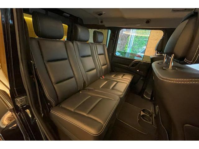 Ｇクラス Ｇ５５０　ＢＲＡＢＵＳマフラー　ｄｅｓｉｇｎｏインテリア　スライディングルーフ　ｈａｒｍａｎ／ｋａｒｄｏｎ　シートヒーター　１９インチＡＷ　ブラックペイント（グリル／ランニングボード／タイヤカバー）（36枚目）