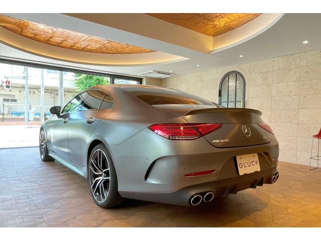 ＣＬＳクラス ＣＬＳ５３　４マチック＋　受注生産色　ガラスＳＲ　トランクスポイラー　ＡＭＧスポーツステアリング　ツインルーバーグリル　２０インチＡＭＧアルミ　デュアルツインエグゾーストパイプ　ＡＭＧスタイリングＰＫＧ　レーダーセーフティ（5枚目）