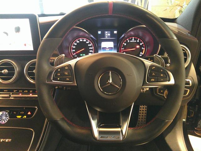Cクラス C63 S エクスクルーシブP&RSP ディストロニックプラス パノラマSR ヘッドアップディスプレイ HDDナビTV ブルメスターサウンドスピーカー Bカメラ PTS LEDライト AMGエアロ&19AW(9枚目)