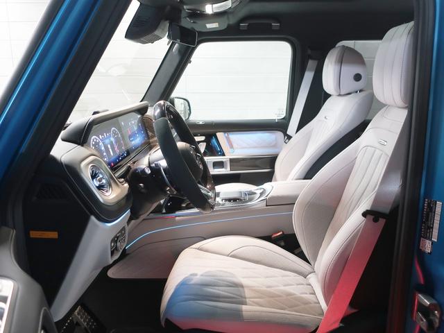 Gクラス G63 AMGレザーエクスクルーシブパッケージ カーボンステアリングインテリアナイトpkg・22inc鍛造AW・カーボンタイヤカバー・プラチナホワイトレザーカーボンインテリア・MANUFAKTURプログラムプラス&インテリアプラスPKG・OP653(36枚目)