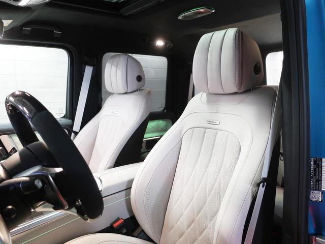 Gクラス G63 AMGレザーエクスクルーシブパッケージ カーボンステアリングインテリアナイトpkg・22inc鍛造AW・カーボンタイヤカバー・プラチナホワイトレザーカーボンインテリア・MANUFAKTURプログラムプラス&インテリアプラスPKG・OP653(56枚目)