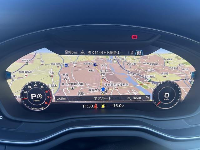 Ａ５スポーツバック ４０ＴＦＳＩスポーツ　ＳラインＰＫＧ　アシスタンスＰＫＧ　マトリクスＬＥＤ　アンビエントライト　バーチャルＣＰ　１８インチＡＷ　ハーフレザー　ＡＣＣ　レーンアシスト　サイドアシスト　全周囲カメラ　パークアシスト（3枚目）