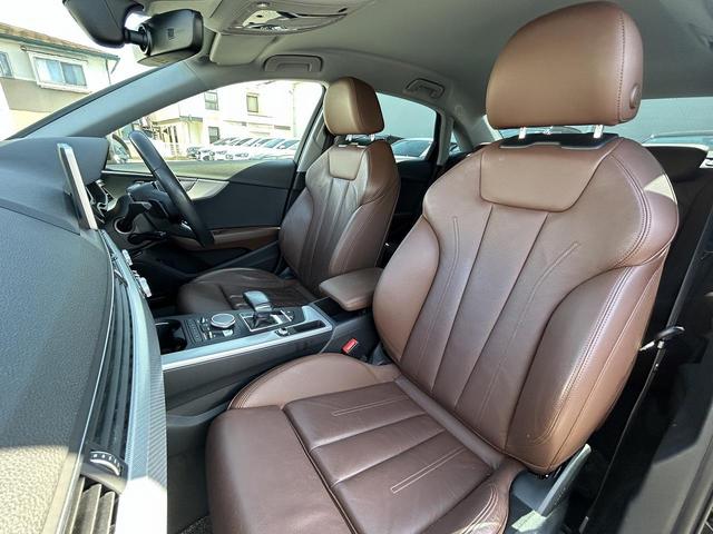 Ａ４ ４０ＴＦＳＩ　マイスターシュトュック　アシスタンスＰＫＧ　マトリクスＬＥＤ　全席シートヒーター　１８インチＡＷ　ブラウンパーシャルレザー　全周囲カメラ　パークアシスト　ＡＣＣ　レーンアシスト　サイドアシスト　スマホ連携　ドライブセレクト（14枚目）