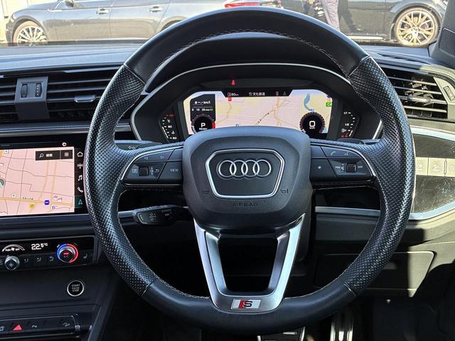 Ｑ３スポーツバック ３５ＴＦＳＩ　Ｓライン　プラスＰＫＧ　ブラックスタイリングＰＫＧ　スマホ連携　パーシャルレザー　コンビニ＆アシスタンスＰＫＧ　プライバシーガラス　アンビエントライト　純正１９インチＡＷ　全周囲カメラ　ＡＣＣ　１オーナー（26枚目）