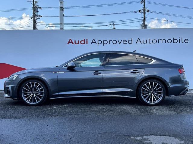 Ａ５スポーツバック ４０ＴＤＩクワトロ　Ｓライン　オプション１９インチＡＷ　コンフォートＰＫＧ　ＡＣＣ　レーンアシスト　サイドアシスト　パークアシスト　全周囲カメラ　ステアリングヒーター　マトリクスＬＥＤ　シートヒーター　スマホ連携（18枚目）