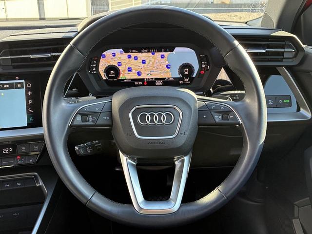 A3 スポーツバック30TFSIアドバンスド コンビニエンス&アシスタンスPKG ナビゲーションPKG テクノロジーPKG シートヒーター サイドアシスト レーンアシスト ACC バックカメラ ワイヤレスチャージ スマホ連携 1オーナー(22枚目)